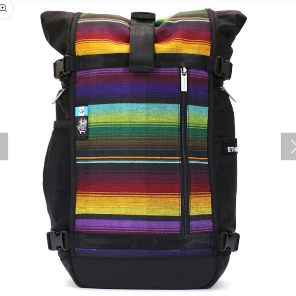 Ethnotek Handbags - Raja 30 Roll-Top Backpack-Guatemala 1